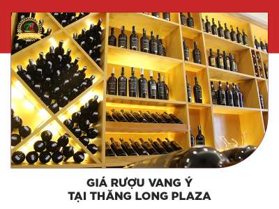 Giá rượu vang Ý nhập khẩu chính hãng tại Thăng Long Plaza