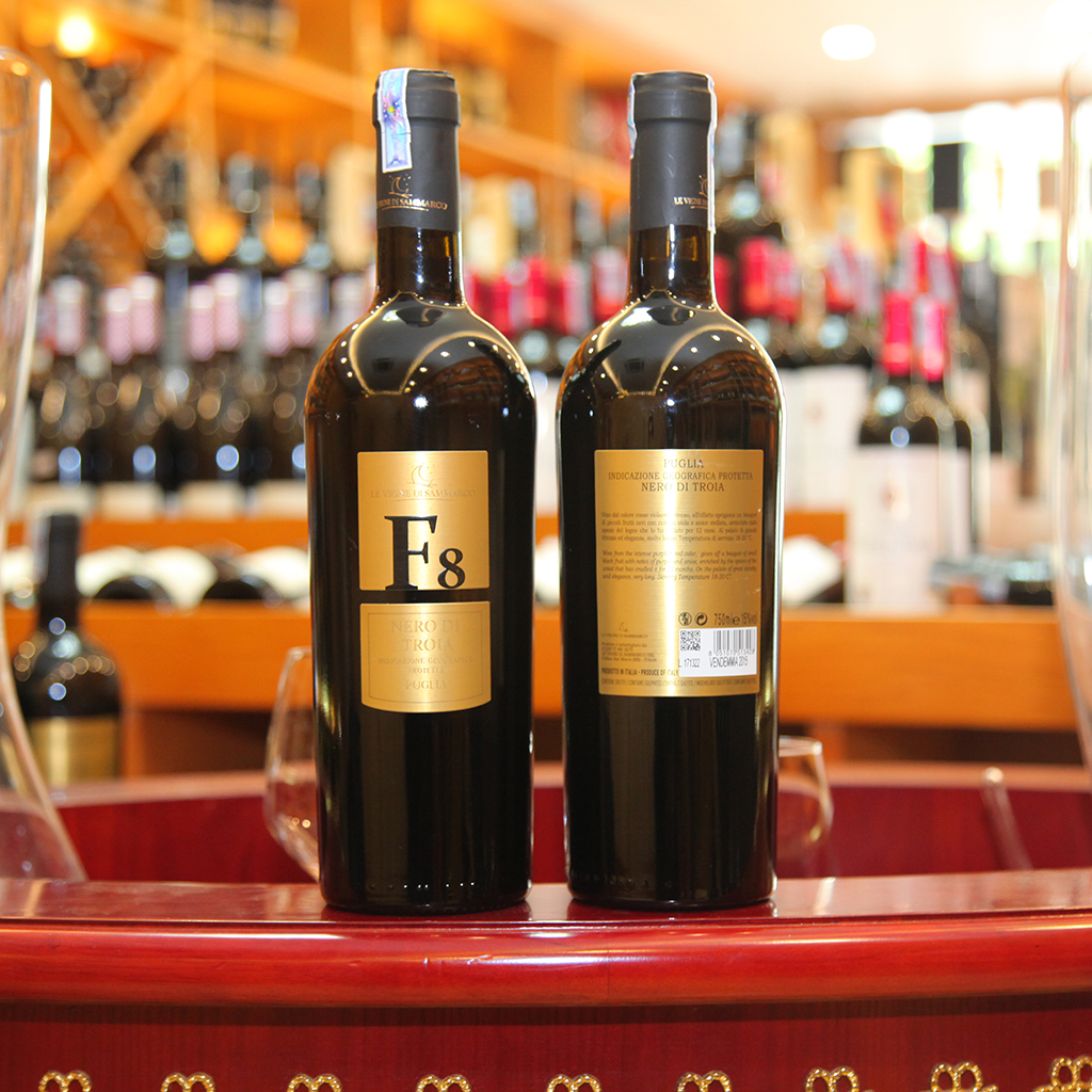 Rượu vang Ý F8 Nero di Troia Puglia