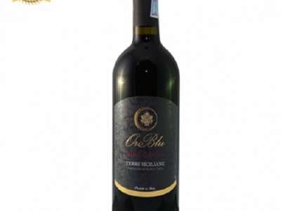Rượu vang cao cấp Oro Blu Nero d'Avola Terre Siciliane hương thơm mãnh liệt hoà quyện trong màu đỏ ruby
