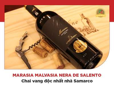 Rượu vang Marasia Malvasia Nera de Salento - Hương vị độc nhất tạo nên thương hiệu