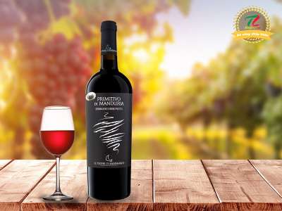 Rượu vang Primitivo di Manduria hương thơm lôi cuốn, vị rượu đậm đà 